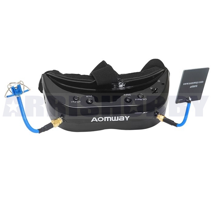 2019 New Aomway Commander V1S Diversity 3D FPV Goggles w/ DVR