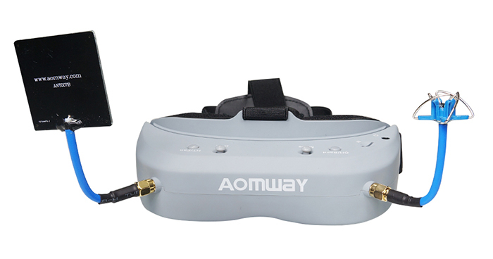 Aomway Commander V1 Diversity 3D FPV Goggles w/ DVR