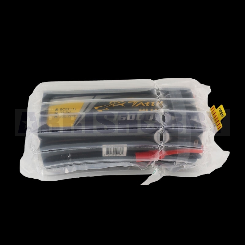 Tattu Plus 6S1P 22.2V 16000mAh 25C Lipo Smart Battery Pack with AS150+XT150 Plug (2pcs)