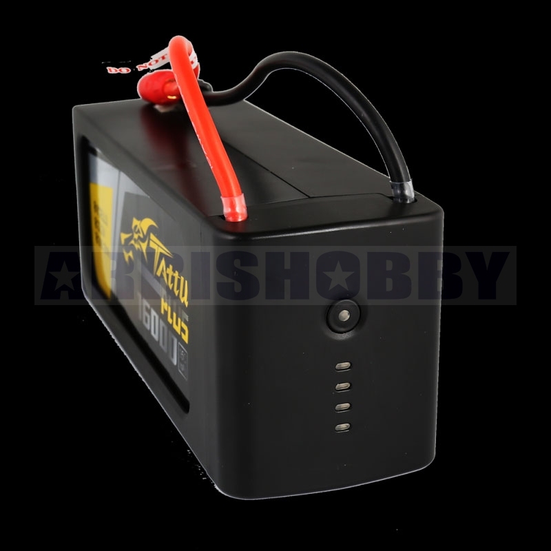 Tattu Plus 6S1P 22.2V 16000mAh 25C Lipo Smart Battery Pack with AS150+XT150 Plug (2pcs)
