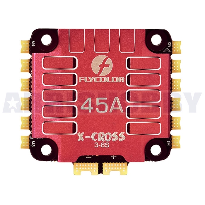 Flycolor X-Cross 45A 3-6S BLHeli32 4in1 ESC for Racing Drones