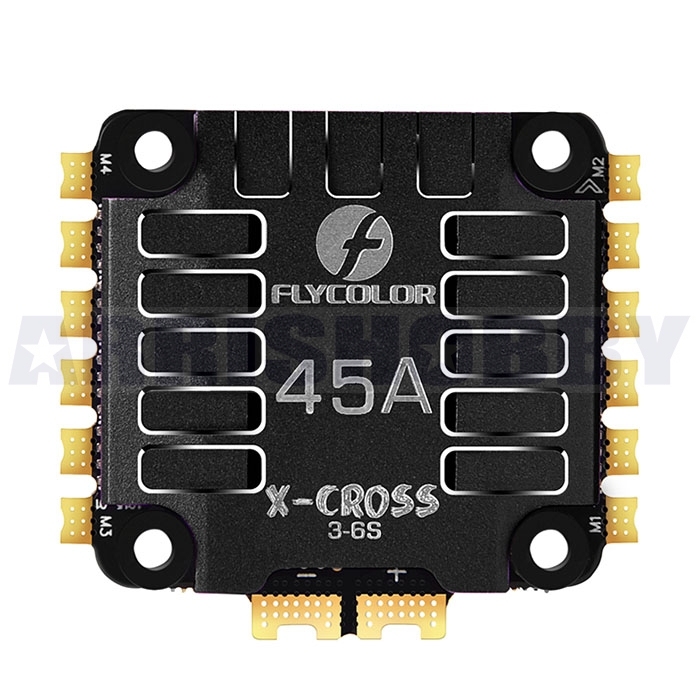 Flycolor X-Cross 45A 3-6S BLHeli32 4in1 ESC for Racing Drones