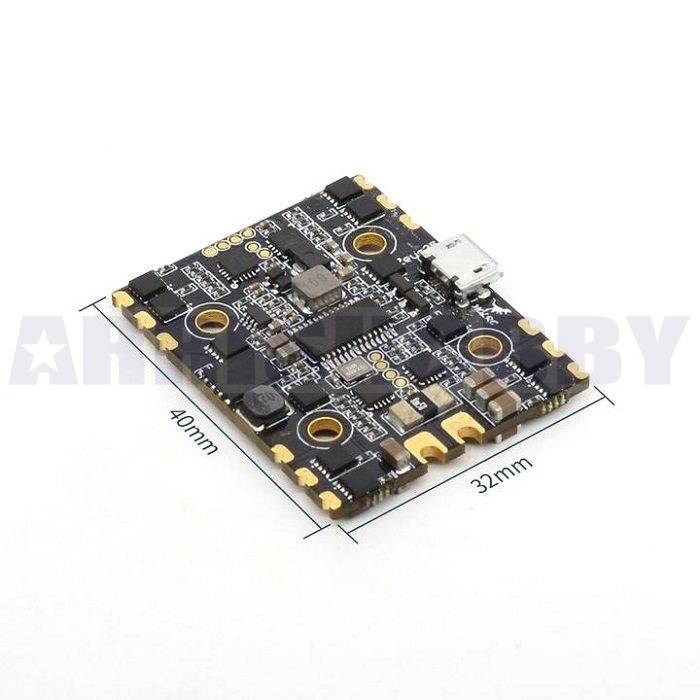 HGLRC Zeus35 AIO 3-6S F4 BLS 4in1 35A 20X20 Flight Controller Stack for 100mm-250mm Racing Drone