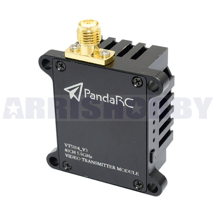 PandaRC VT5804 V3 1W 5.8G 40CH Power Switchable Long Range FPV Video Transmitter