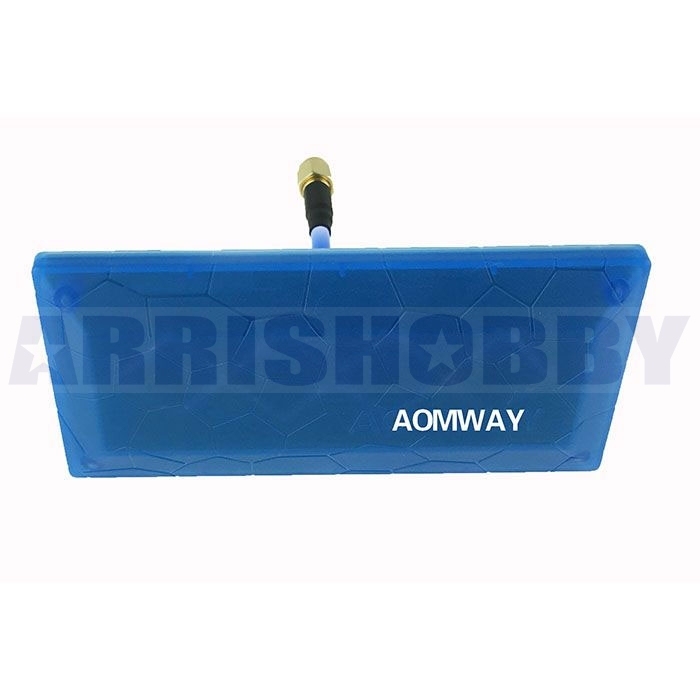 Aomway 5.8G 13DBi Patch Antenna FPV Panel Antenna SMA RP-SMA for Racing Drones Goggles
