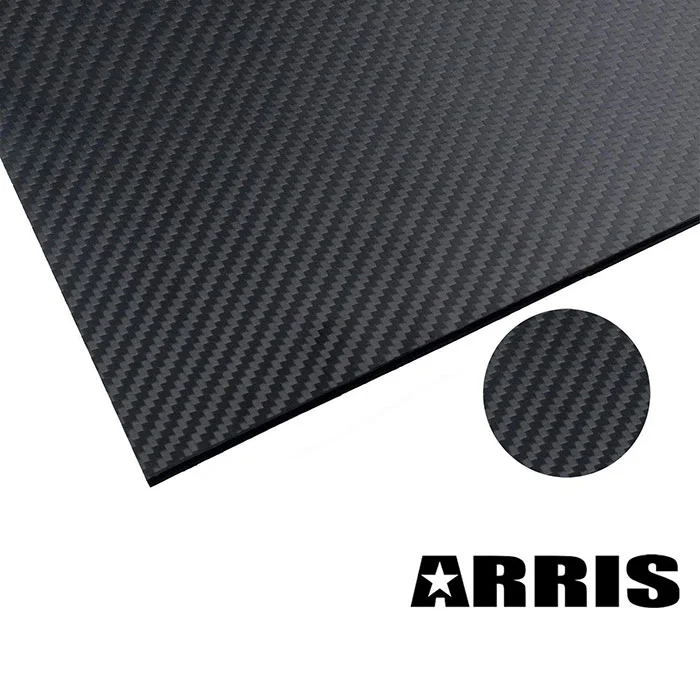 200X300X2MM 100% 3K Carbon Fiber Plate Panel Sheet Laminate 2mm Thickness (Matt Surface)