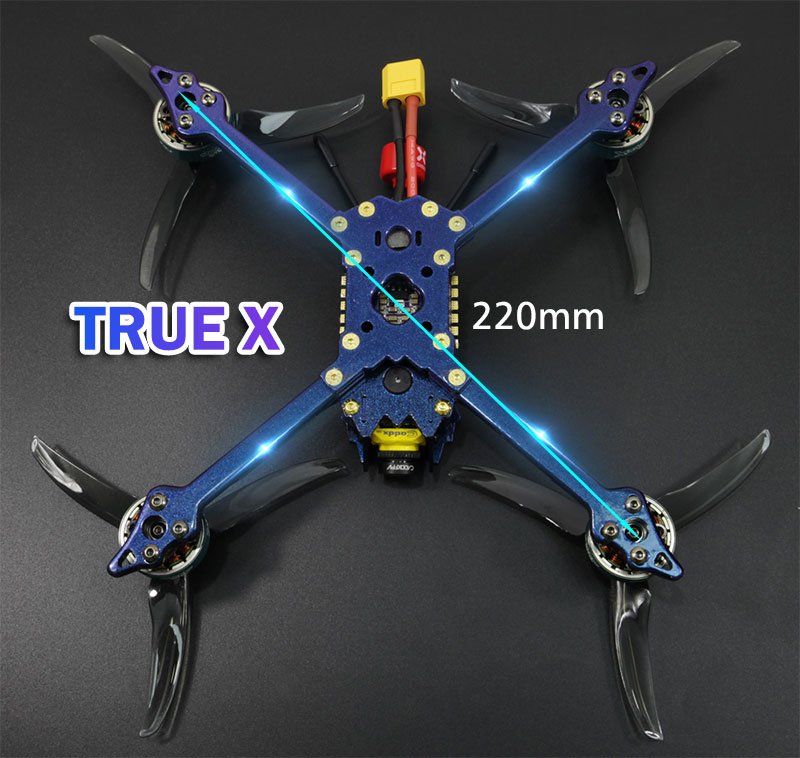 ARRIS Chameleon 220 5" 4-6S FPV Racing Drone w/CADDX Ratel Camera 