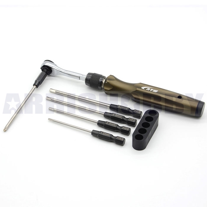 RTW 5in1 High End Hex Phillips Screwdriver H1.5/H2.0/H2.5/H3.0mm/PH1