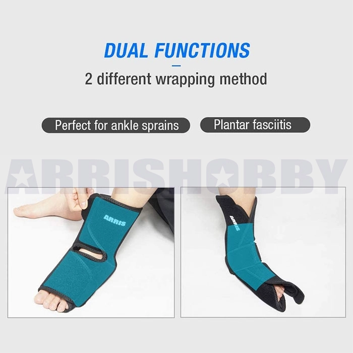 Ankle and Foot Ice Pack Therapy Wrap for Sprained Ankle, Achilles Tendon Injuries, Plantar Fasciitis, Bursitis &amp; Sore Feet