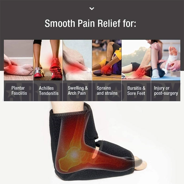 Ankle and Foot Ice Pack Therapy Wrap for Sprained Ankle, Achilles Tendon Injuries, Plantar Fasciitis, Bursitis &amp; Sore Feet