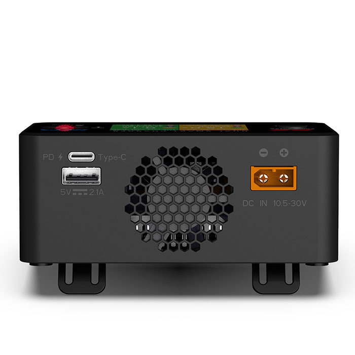 HOTA P6 DC600W 15AX2 DC Dual Channel Smart Charger with Mobile Service Charging for Lipo LiIon NiMH Battery