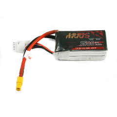 ARRIS 4S 14.8V 1500mAh 80C Graphene LiPo Battery for RC Drones