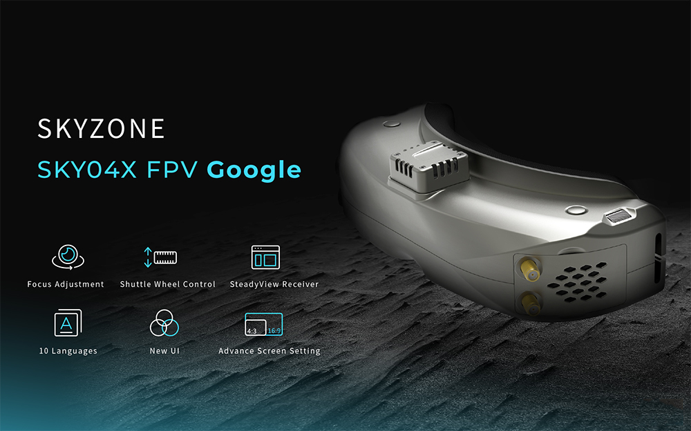 skyzone sky04x fpv goggle