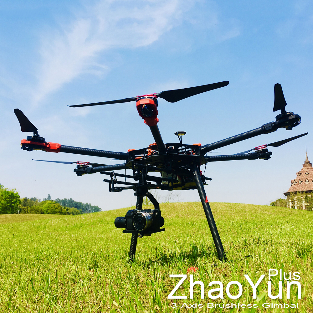 ZHAOYUN Plus 3 Axis brushless gimbal camera mount for drones 