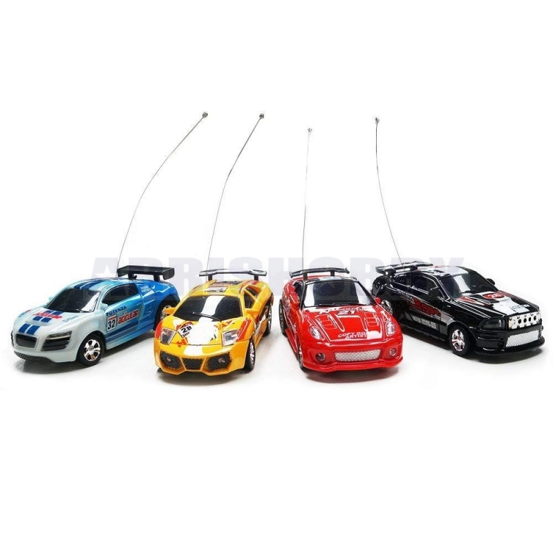 RCWING Multicolor Coke Can Mini RC Radio Remote Control Micro Racing Car Hobby Vehicle Toy Gift (1pcs)