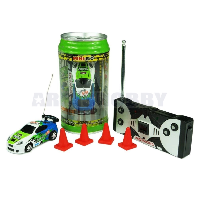 RCWING Multicolor Coke Can Mini RC Radio Remote Control Micro Racing Car Hobby Vehicle Toy Gift (1pcs)