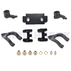 WPL D12 Upgrade Parts Metal Upper and Lower Swing Arm Steering Accessories