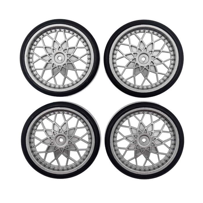 WPL D12 Upgrade Parts Bald Tire for Drifting（4PCS）