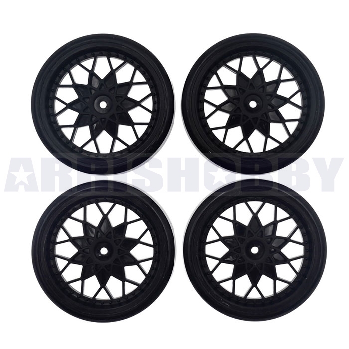 WPL D12 Upgrade Parts Bald Tire for Drifting（4PCS）