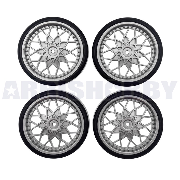 WPL D12 Upgrade Parts Bald Tire for Drifting（4PCS）