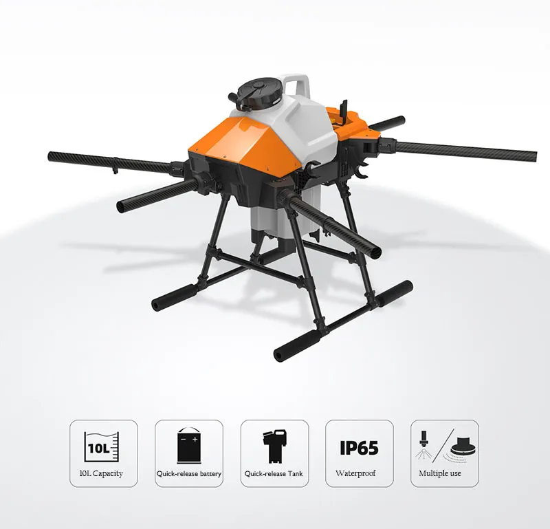 EFT G410 10L Agriculture Drone, 1OL Capacity Quick-relense battery Qu ck-release Tank Waterproof