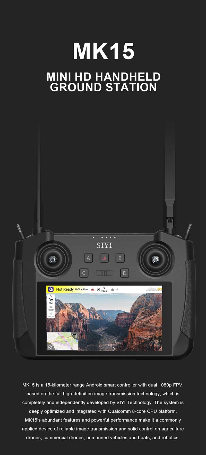 SIYI MK15 Long Range HDMI Transmission Radio