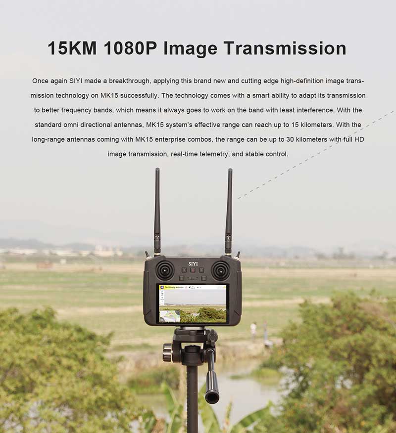 SIYI MK15 Long Range HD image Transmission Radio