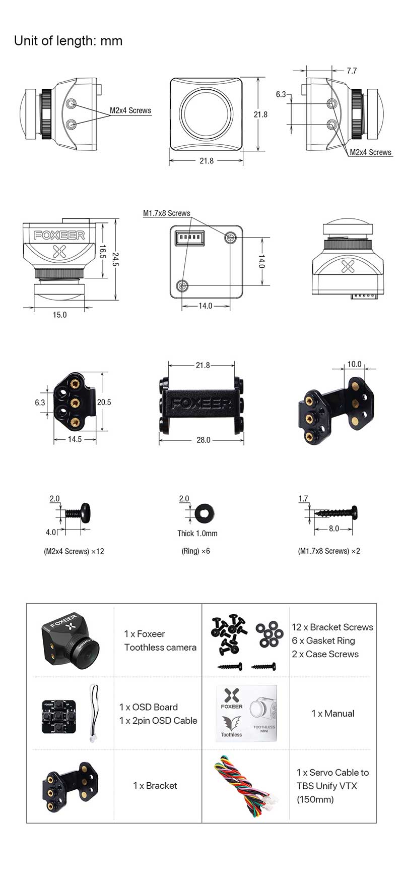 Toothless 2 FPV CAMERA