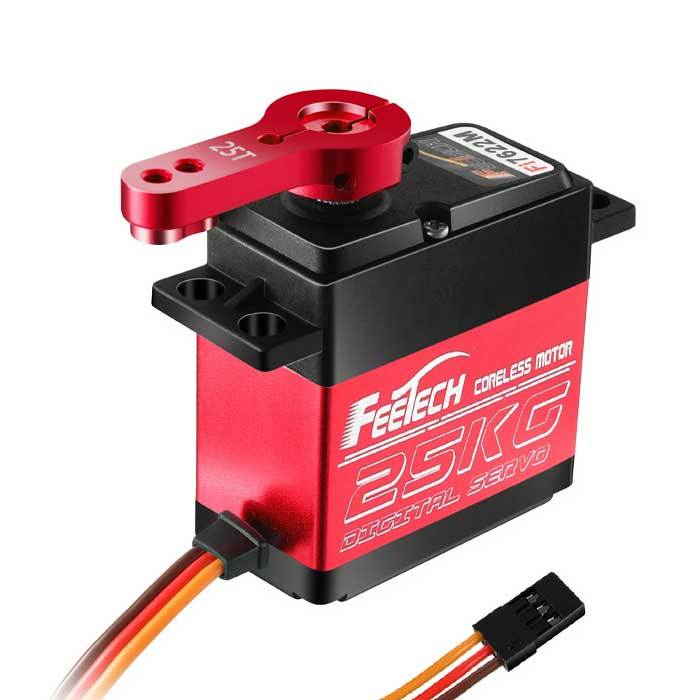 FEETECH FI7622M 180 Degree 25KG Metal Gear High Torque Digital RC Servo for RC Car Crawler SCX10 TRX4 Parts