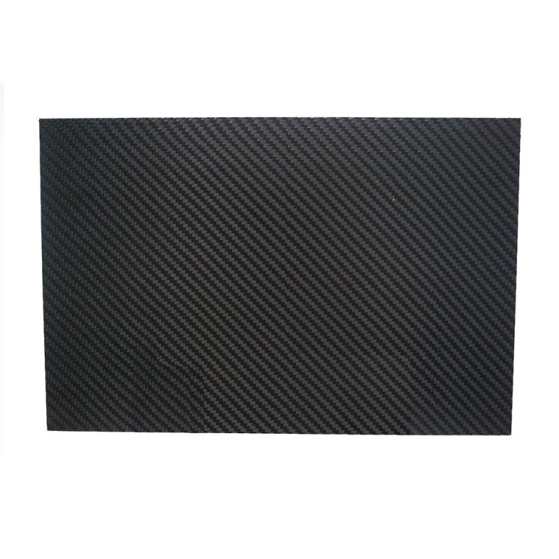 330X600X2.0MM 100% 3K Plain Weave Carbon Fiber Sheet Laminate Plate Panel 2mm Thickness
