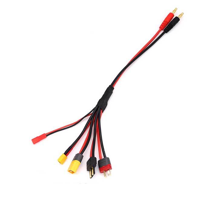 4.0MM Banna Connector/XT60 Convert to XT30 XT60 JST T-Connector Charger Convertor Extension Cable for SKYRC HOTA