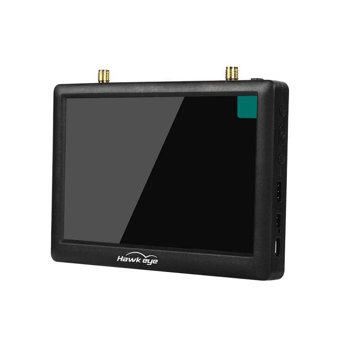 Hawkeye Little Pilot 3 Dual 48CH 5 inch FPV Monitor Built in battery with Dual Receivers