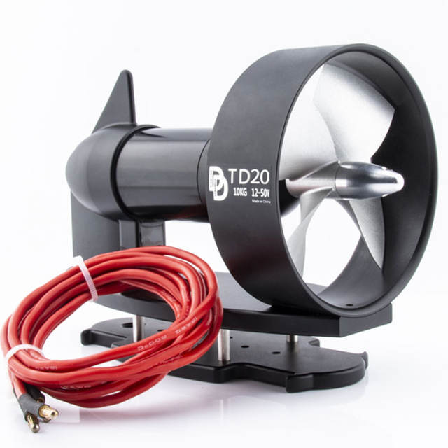 TD20 20Kg 1200W All-Metal Brushless Motor Thruster DIY Parts for Remote Control Boat Underwater Thruster Surfboard