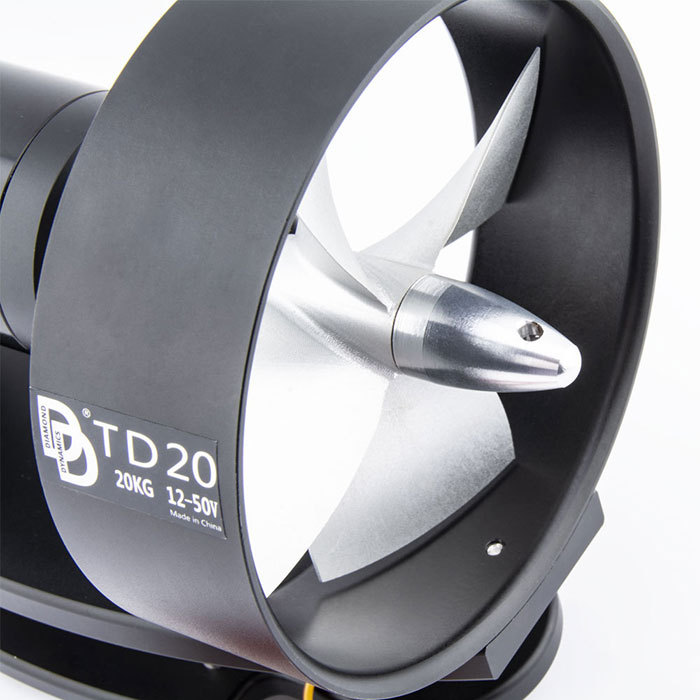 TD20 20Kg 1200W All-Metal Brushless Motor Thruster DIY Parts for Remote Control Boat Underwater Thruster Surfboard
