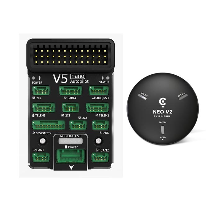 CUAV V5 Nano Autopilot Flight Controller with NEO GPS V2 Combo