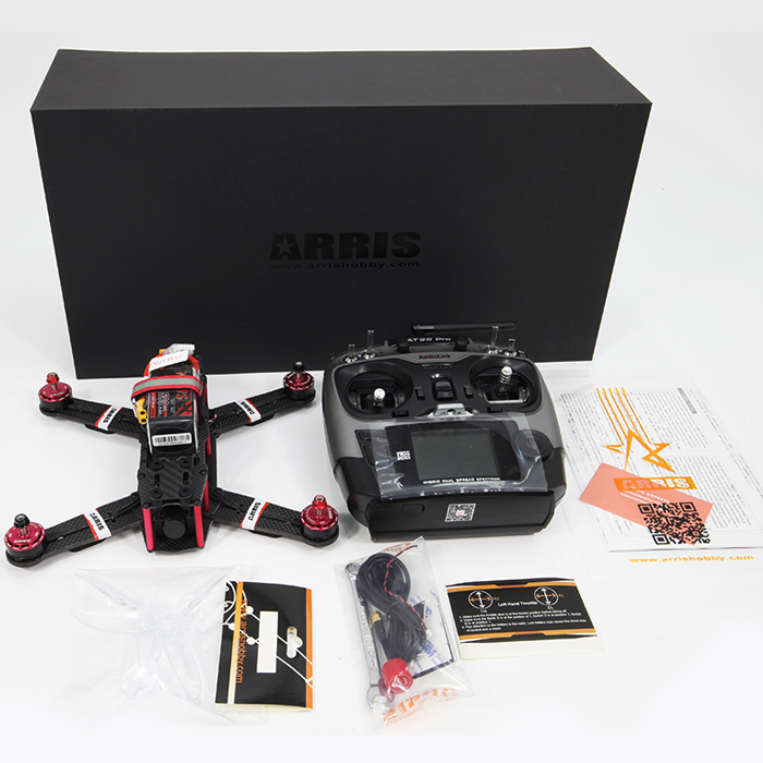 ARRIS X-Speed 250B V4.0 FPV Racing Drone RTF with Radiolink AT9S F4 Flight Controller