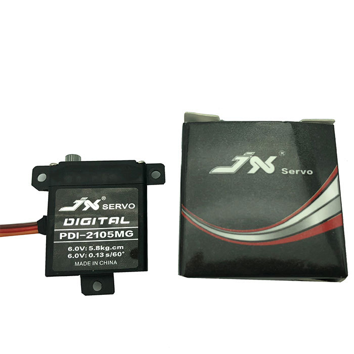 JX PDI-2105MG 21g Metal Gear Large Torque Digital Servo For RC Fixed Wing Airplane