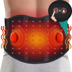 ARRIS Lower Back Heating Pad/Heating Waist Belt Wrap w/7.4V 5000Mah Rechargeable Battery Far Infrared Heat Therapy