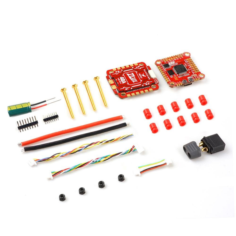 HGLRC Zeus F748 3-6S Stack F722 Flight Controller 48A 4in1 ESC