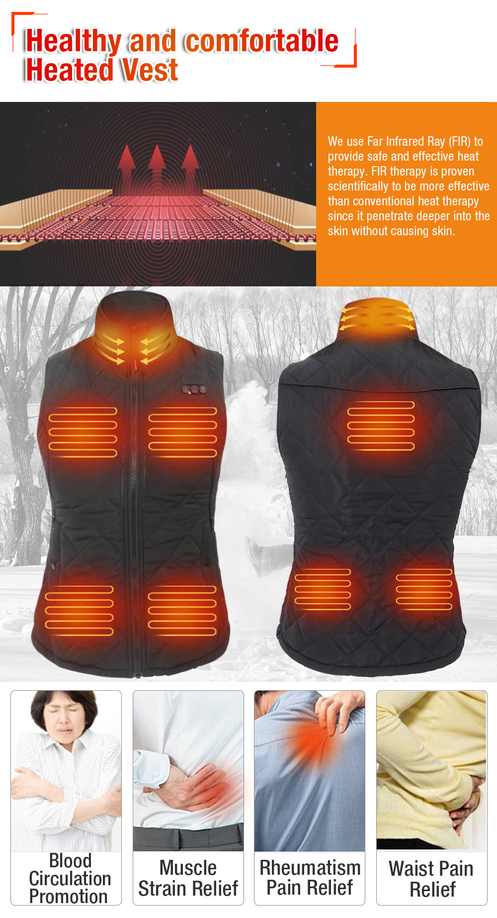 women's heated vest
