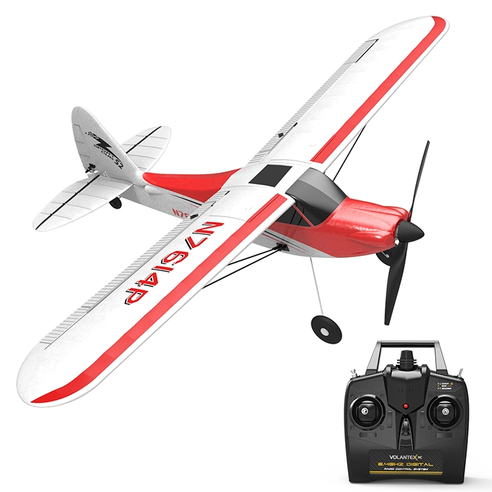 Volantex Sport Cub 761-4 500mm Wingspan RC Glider Airplane 4CH One-Key Aerobatic Beginner Trainer RTF