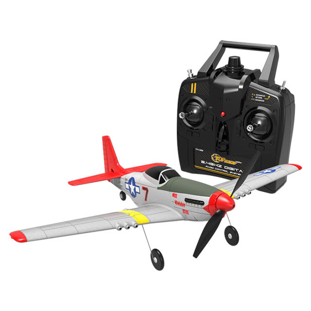 Volantex RC P-51 Mustang 4-Ch Beginner RC Airplane With Xpilot Stabilizer