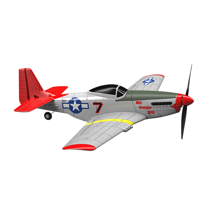 Volantex RC P-51 Mustang 4-Ch Beginner RC Airplane With Xpilot Stabilizer