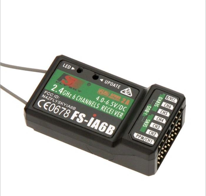 Flysky FS-iA6B 6CH Receiver PPM Output with iBus Port for FS-I6 I6S Transmitter