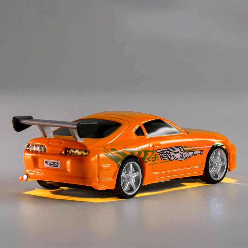 Turbo Racing C73 1:76 Scale 2.4G Sports Mini RC Racing Car RTR - Orange