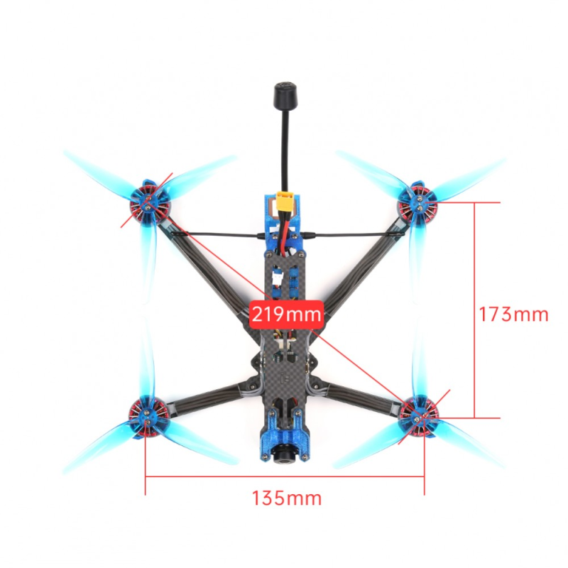 iFlight Chimera5 5'' DC LR 4S Analog FPV Racing drone Quadcopter BNF