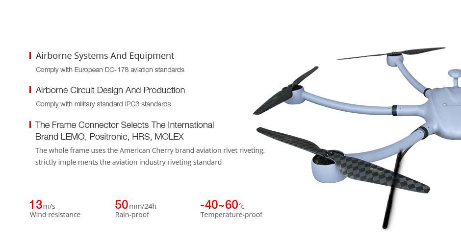 T-Motor M1500 Long Flight Time 5-10kg Payload UAV Drone Frame for Industrial Applications