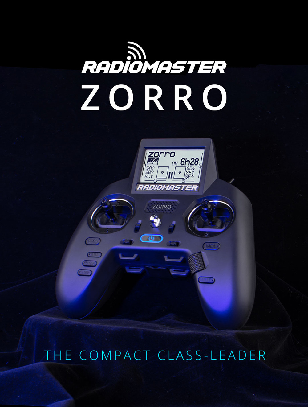 RADIO MASTER ZORRO ELRS コントローラー RadioMaster Zorro ELRS 2.4 GHZ RC コントローラー CC2500