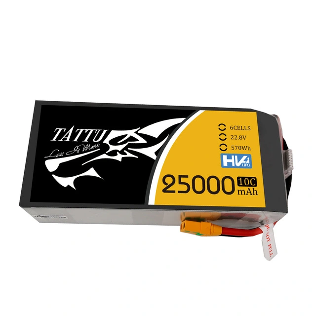 Tattu 22.8V 10C 6S 25000mAh LiPo Battery With XT90-S Plug
