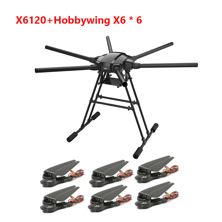 EFT X6120 Light Weight Hexacopter Long Flight Time Industrial Application Drone for Training, Inspection,Searching